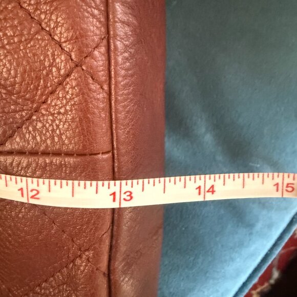 SOLD-B. Makowsky Leather Shoulder Satchel Tassel Zipper Great Conditional-SOLD - Picture 7 of 14